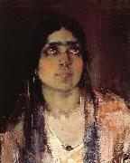 Nikolay Fechin Indian Girl oil on canvas